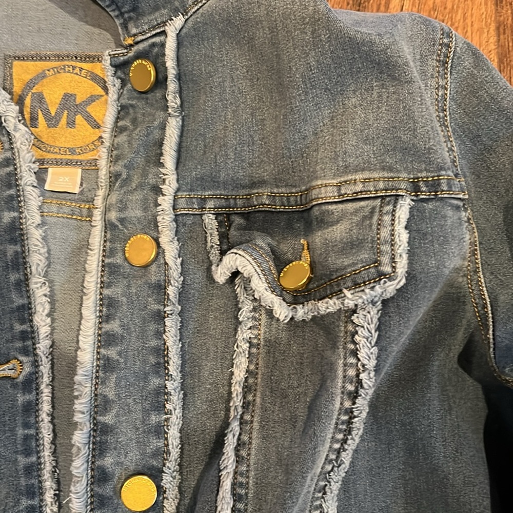 WOMENS MICHAEL KORS DENIM JACKET - Picture 3 of 5